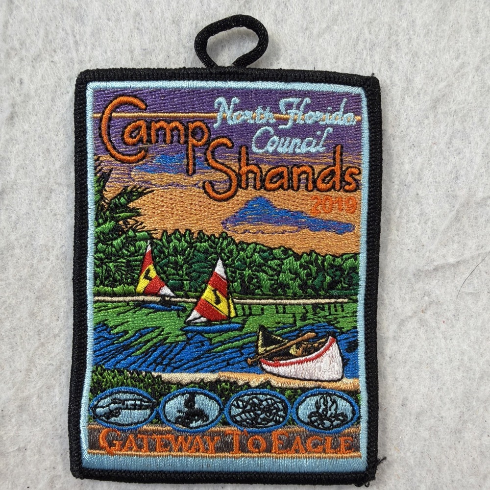 Camp Shands Boy‎ Scout Camp Patch North Florida Council 2019 New